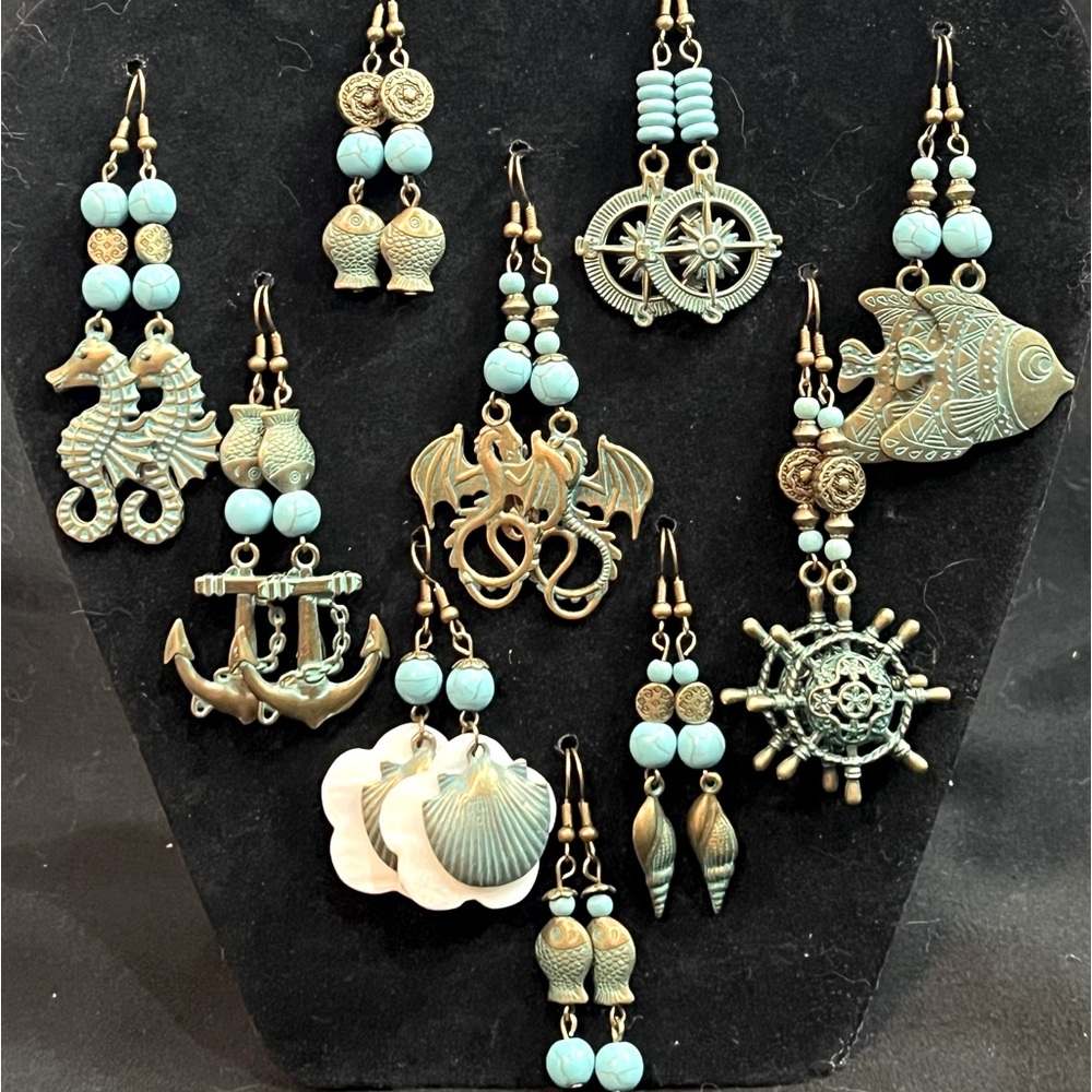 Turquoise & Under the Sea Earrings